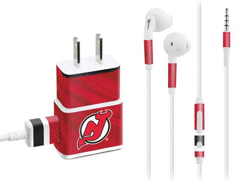 NHL New Jersey Devils Home Jersey Phone Charger Skin